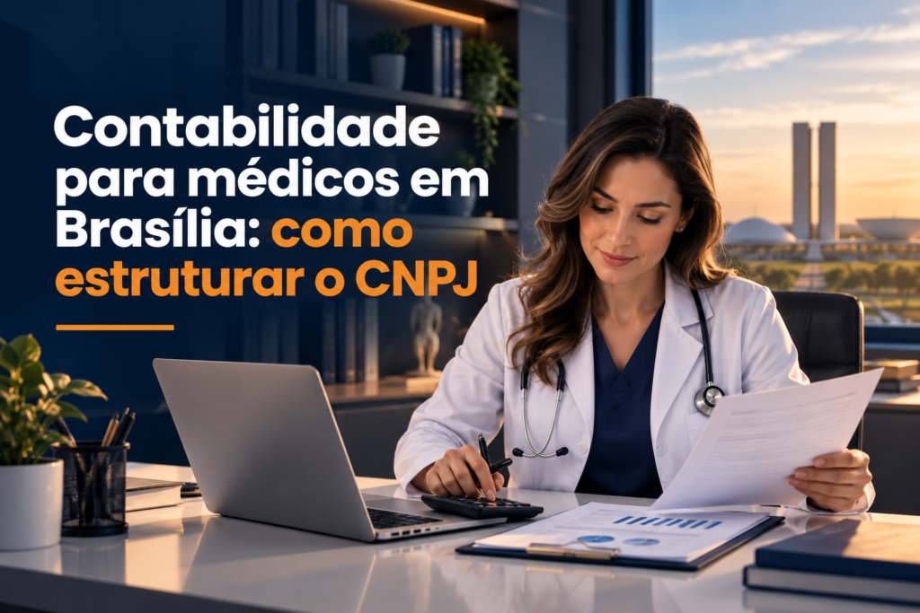 Contabilidade para médicos em Brasília: como estruturar o CNPJ